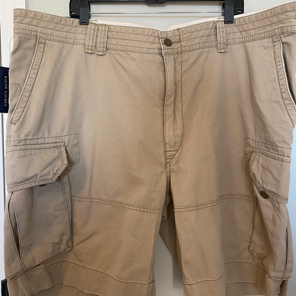 Ralph Lauren Men's Beige Cargo Shorts